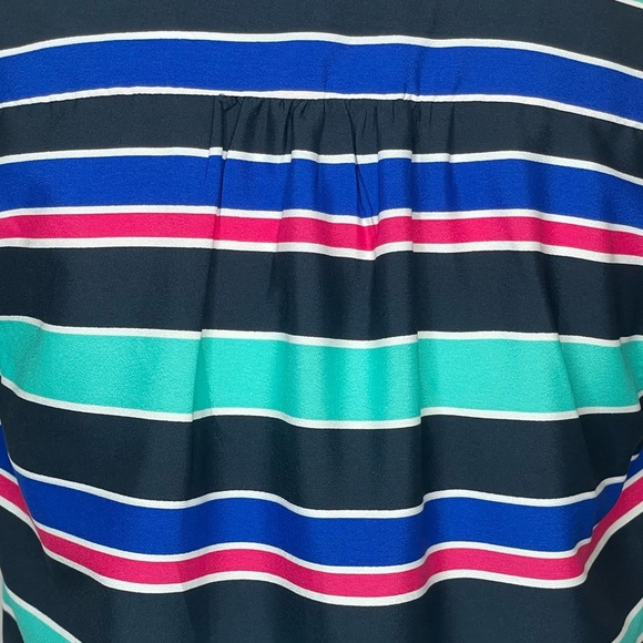 Calvin Klein Cap Multi Color Striped  Button Henley Top
Medium - Picture 9 of 12